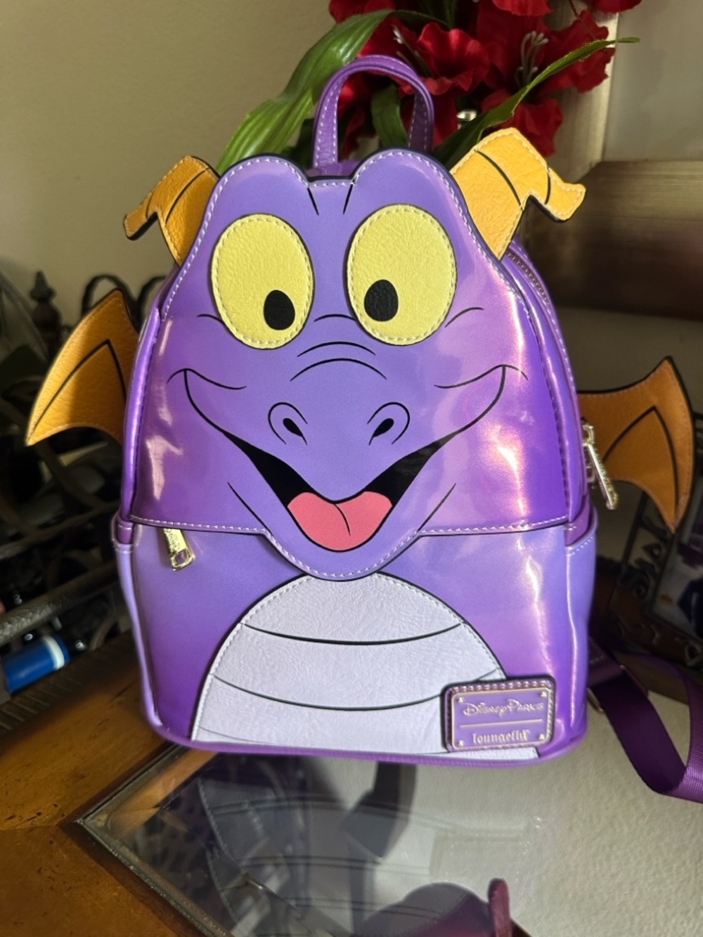 Disney Parks Figment Mini Backpack Loungefly - Purple Dragon NWT